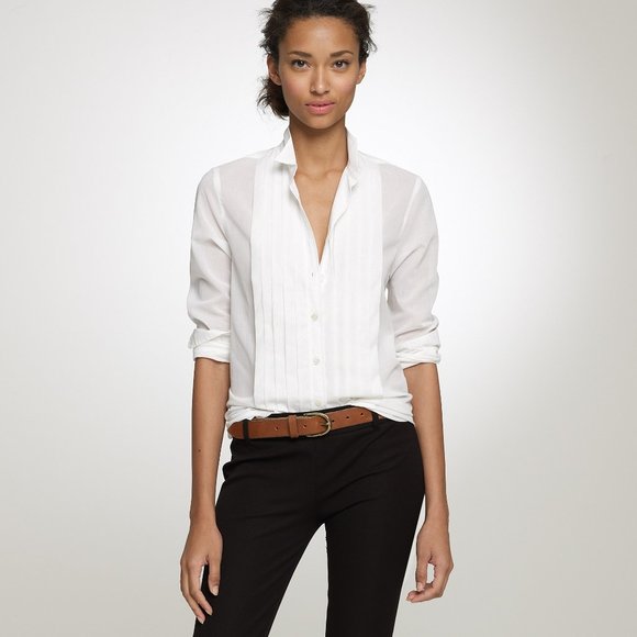 Womens tuxedo shirt blouse Clearance
